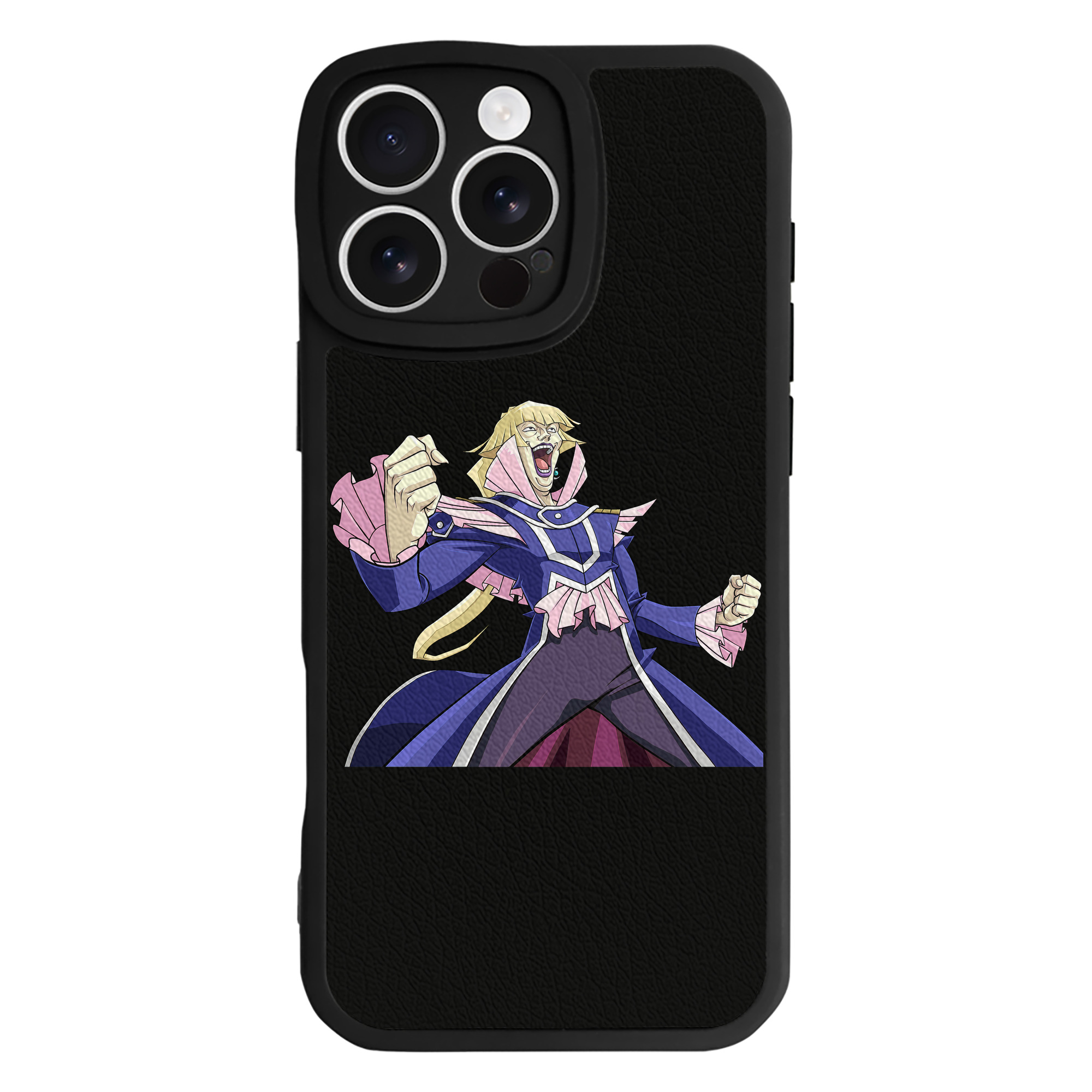 （画像用） 遊☆戯☆王 Yu-Gi-Oh! 【iPhone 16シリーズ対応】シリコンスマホケース（レザー調） 材質：シリコン
